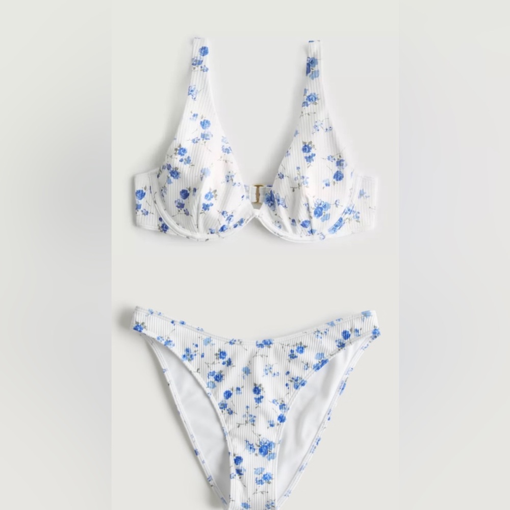 Floral Hollister Bikini Size XS